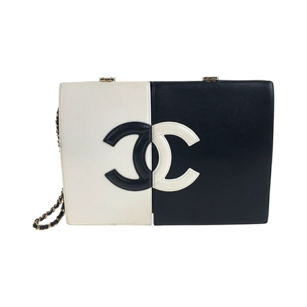 Chanel Lambskin Coco Mark Clutch Bag